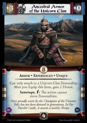 Ancestral Armor of the Unicorn clan